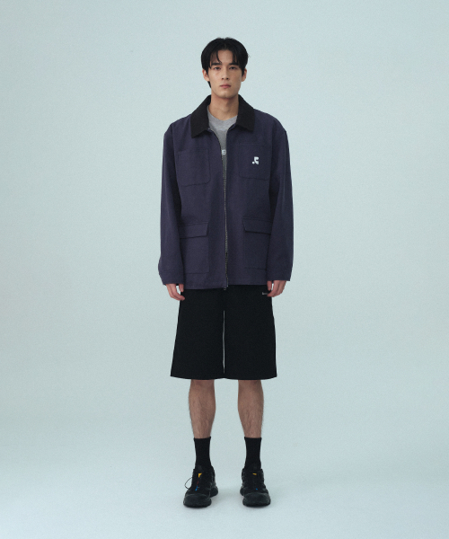セール】COTTON WORK JACKET - NAVY（その他アウター
