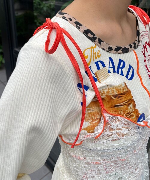 HELLO.SANFRANCISCO（ハローサンフランシスコ）の「【HELLO.SANFRANCISCO/ハローサンフランシスコ】2WAYレースブロッキングティアードスカート（スカート・レディース・ホワイト/ピンク/アイボリー・ONE SIZE）」の19枚目の写真