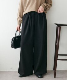 DISCOAT（ディスコート）の「【総ゴム/あったか素材/ユニセックス】ウールライクベルト付きワイドパンツ（その他パンツ・メンズ）」