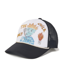 WKNDRS（ウィーキャンドース）の「CHILD TRUCKER CAP (BLACK)（キャップ）」