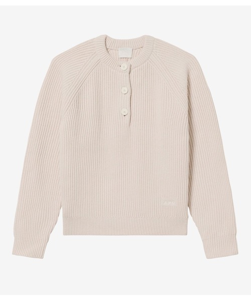 A.P.C.（アーペーセー）の「PULL YUKI（ニット/セーター・レディース・キナリ/ブラウン系その他・S/M）」の2枚目の写真
