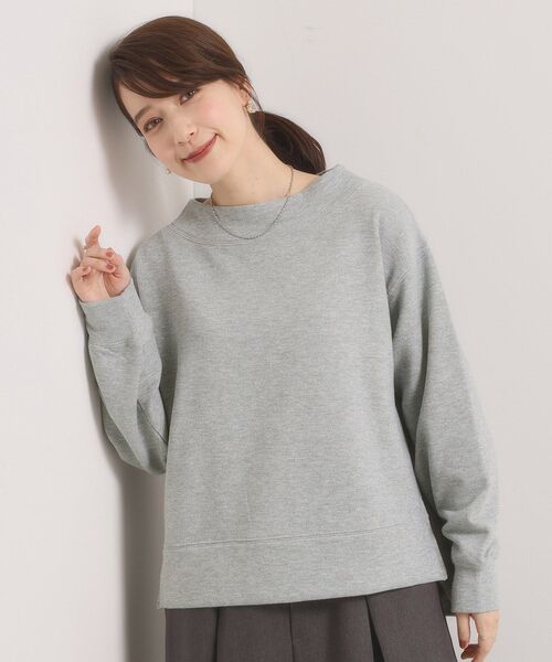 ITS'DEMO(イッツデモ)の「【洗濯機OK】ラメ裏毛プルオーバー(Tシャツ/カットソー・レディース・ピンク/グレー/アイボリー・00)」の8枚目の写真