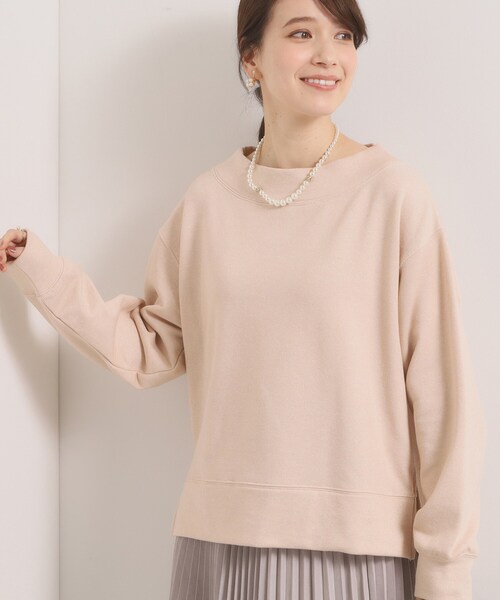 ITS'DEMO(イッツデモ)の「【洗濯機OK】ラメ裏毛プルオーバー(Tシャツ/カットソー・レディース・ピンク/グレー/アイボリー・00)」の13枚目の写真