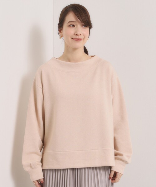 ITS'DEMO(イッツデモ)の「【洗濯機OK】ラメ裏毛プルオーバー(Tシャツ/カットソー・レディース・ピンク/グレー/アイボリー・00)」の16枚目の写真
