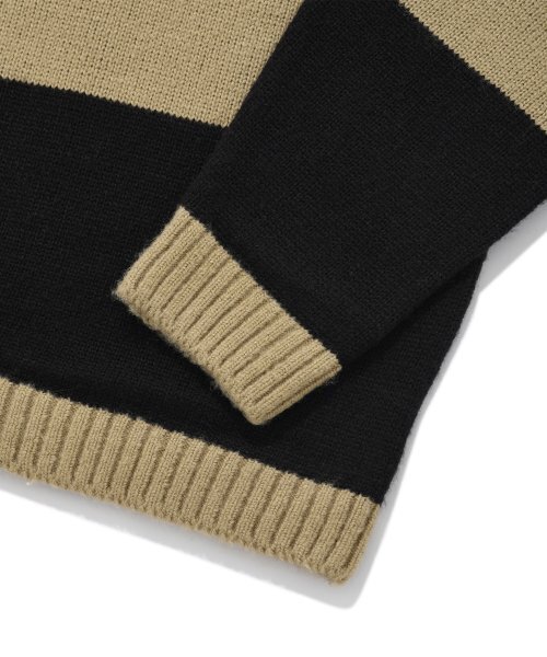 VISION STREET WEAR(ヴィジョンストリートウェア)の「VSW Washable Stripe Polo Knit Beige(ニット/セーター・レディース・その他・SMALL/MEDIUM/LARGE/X-LARGE)」の8枚目の写真