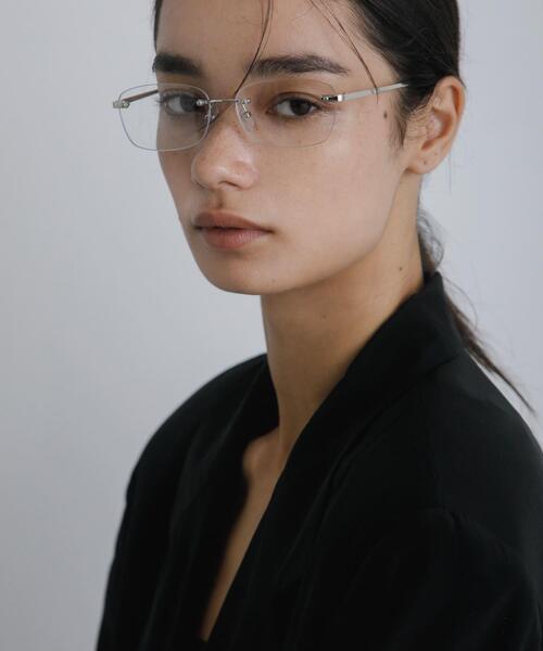 URBAN RESEARCH（アーバンリサーチ）の「decor『デコール』　Eyewear Rimless（メガネ・レディース・シルバー/ブラウン・-）」の3枚目の写真