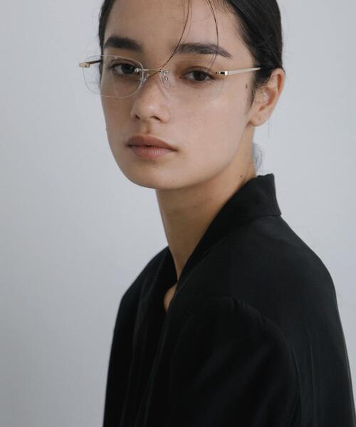 URBAN RESEARCH（アーバンリサーチ）の「decor『デコール』　Eyewear Rimless（メガネ・レディース・シルバー/ブラウン・-）」の4枚目の写真