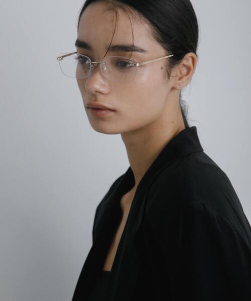 URBAN RESEARCH（アーバンリサーチ）の「decor『デコール』　Eyewear Rimless（メガネ・レディース・シルバー/ブラウン・-）」の5枚目の写真
