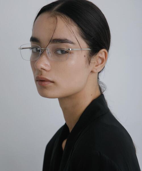 URBAN RESEARCH（アーバンリサーチ）の「decor『デコール』　Eyewear Rimless（メガネ・レディース・シルバー/ブラウン・-）」の6枚目の写真