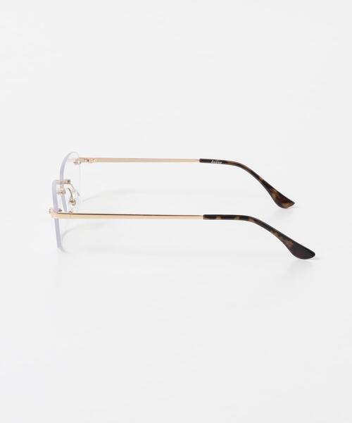 URBAN RESEARCH（アーバンリサーチ）の「decor『デコール』　Eyewear Rimless（メガネ・レディース・シルバー/ブラウン・-）」の8枚目の写真