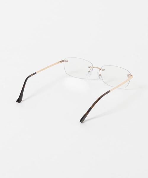 URBAN RESEARCH（アーバンリサーチ）の「decor『デコール』　Eyewear Rimless（メガネ・レディース・シルバー/ブラウン・-）」の9枚目の写真