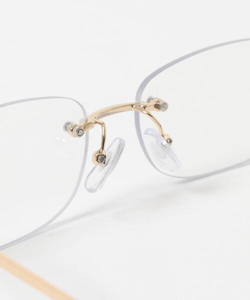 URBAN RESEARCH（アーバンリサーチ）の「decor『デコール』　Eyewear Rimless（メガネ・レディース・シルバー/ブラウン・-）」の10枚目の写真