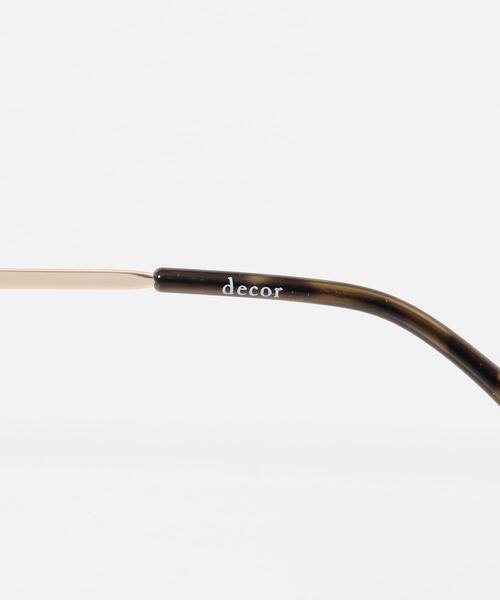 URBAN RESEARCH（アーバンリサーチ）の「decor『デコール』　Eyewear Rimless（メガネ・レディース・シルバー/ブラウン・-）」の12枚目の写真