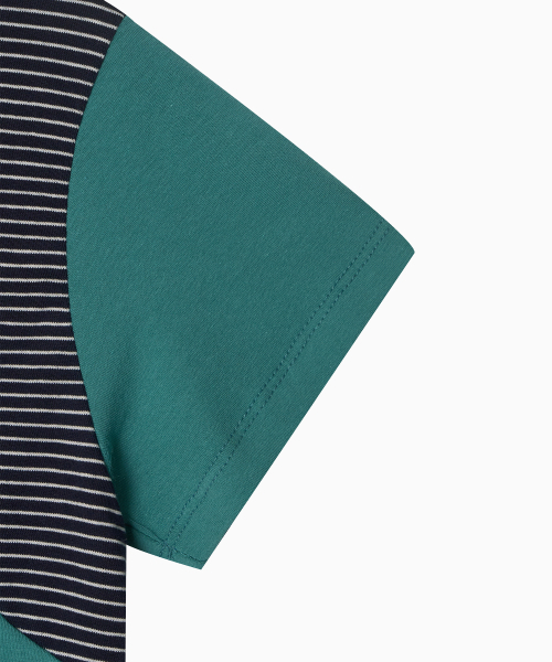 MENASOO(ミナス)の「MNS Raglan Stripe T Shirt_Mint(Tシャツ/カットソー・レディース・ミント・F)」の8枚目の写真