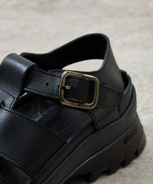 And A(アンドエー)の「PADRONE パドローネ / GURRKHA SHOES with #884C Vibram ビブラムソールレザーグルカシューズ / PU8840-2010(ドレスシューズ・メンズ・ブラック・43/42/41/40)」の9枚目の写真