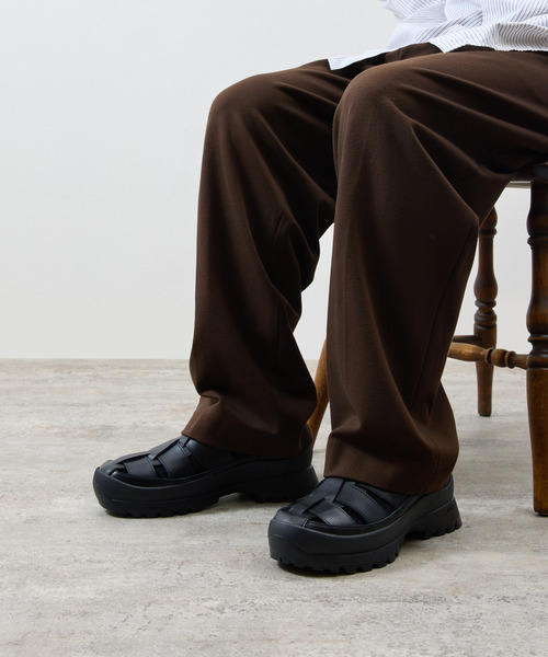 And A(アンドエー)の「PADRONE パドローネ / GURRKHA SHOES with #884C Vibram ビブラムソールレザーグルカシューズ / PU8840-2010(ドレスシューズ・メンズ・ブラック・43/42/41/40)」の17枚目の写真