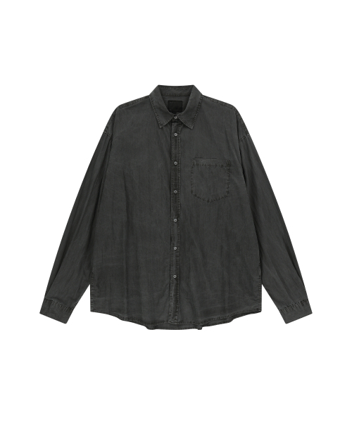 ENDOOR(エンドア)の「Vintage shirt (vtg gray)(シャツ/ブラウス・メンズ・チャコールグレー・1/2)」の2枚目の写真