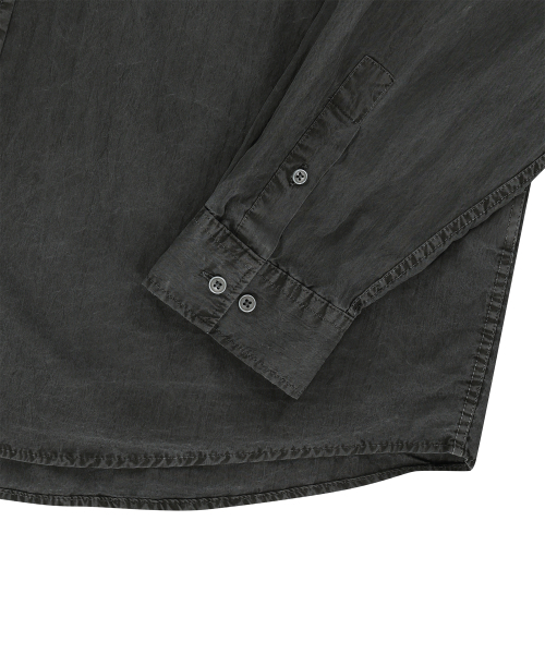 ENDOOR(エンドア)の「Vintage shirt (vtg gray)(シャツ/ブラウス・メンズ・チャコールグレー・1/2)」の6枚目の写真