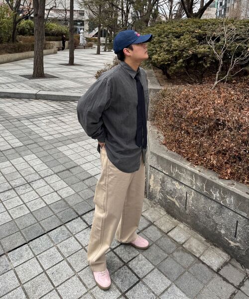 ENDOOR(エンドア)の「Vintage shirt (vtg gray)(シャツ/ブラウス・メンズ・チャコールグレー・1/2)」の16枚目の写真