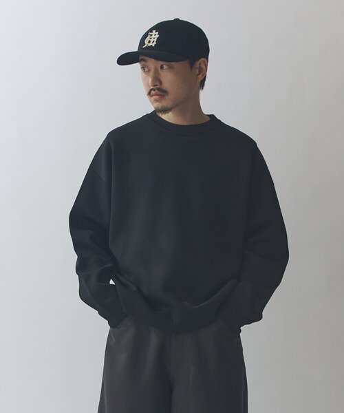 Lui's（ルイス）の「VISミラノリブクルーネックニット（ニット/セーター・メンズ・モカ/ネイビー/ブラック・S/M）」の22枚目の写真