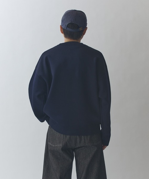 Lui's（ルイス）の「VISミラノリブクルーネックニット（ニット/セーター・メンズ・モカ/ネイビー/ブラック・S/M）」の19枚目の写真