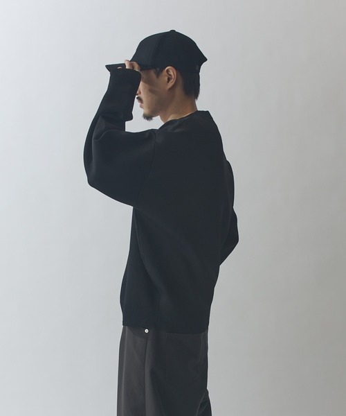 Lui's（ルイス）の「VISミラノリブクルーネックニット（ニット/セーター・メンズ・モカ/ネイビー/ブラック・S/M）」の6枚目の写真