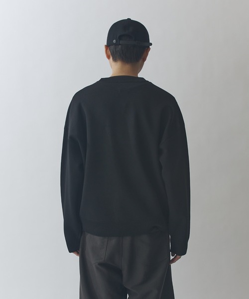 Lui's（ルイス）の「VISミラノリブクルーネックニット（ニット/セーター・メンズ・モカ/ネイビー/ブラック・S/M）」の7枚目の写真