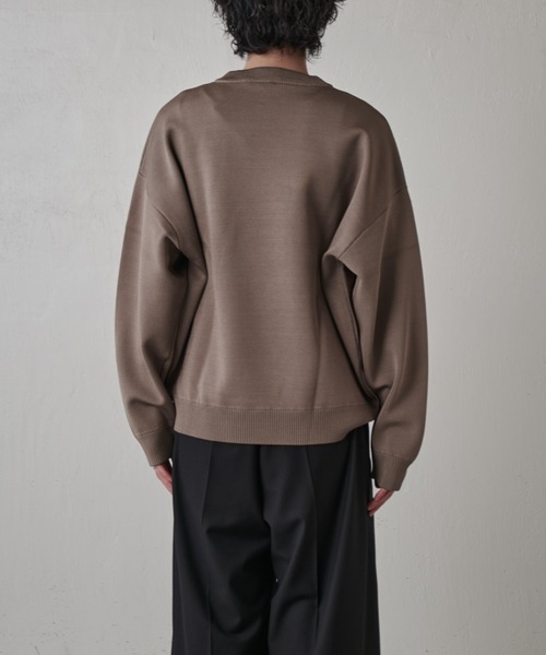 Lui's(ルイス)の「VISミラノリブクルーネックニット(ニット/セーター・メンズ・モカ/ネイビー/ブラック・S/M)」の12枚目の写真
