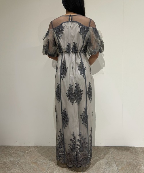 Embroidered sheer dress（ドレス）｜et.UNiVER（エトユニベール）の
