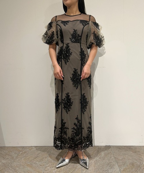 Embroidered sheer dress（ドレス）｜et.UNiVER（エトユニベール）の