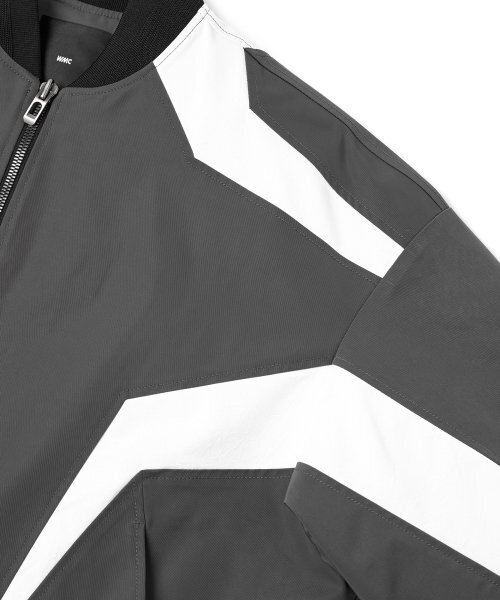 WMC(ダブリューエムシー)の「レーシングインシジョンブルゾンジャンパー_GREY(ブルゾン・メンズ・グレー・LARGE/X-LARGE)」の4枚目の写真