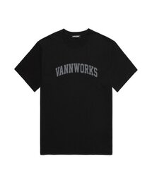 アーチロゴ半袖Tシャツ (VS0020) ブラック_グレー