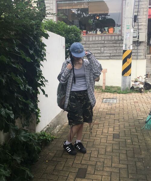 SECONDMONO（セカンドモノローグ）の「Check Snap Hooded Jacket [BLUE]_SEJK011BLUE（その他アウター・レディース・その他・MEDIUM/LARGE/X-SMALL/SMALL）」の10枚目の写真