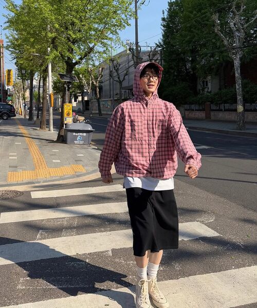 SECONDMONO（セカンドモノローグ）の「Check Snap Hooded Jacket [BLUE]_SEJK011BLUE（その他アウター・レディース・その他・MEDIUM/LARGE/X-SMALL/SMALL）」の15枚目の写真