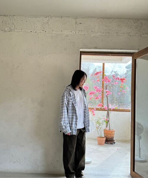 SECONDMONO（セカンドモノローグ）の「Check Snap Hooded Jacket [BLUE]_SEJK011BLUE（その他アウター・レディース・その他・MEDIUM/LARGE/X-SMALL/SMALL）」の16枚目の写真