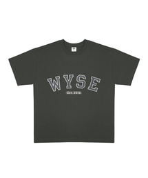 ベーシックカレッジロゴTシャツ（チャコール）