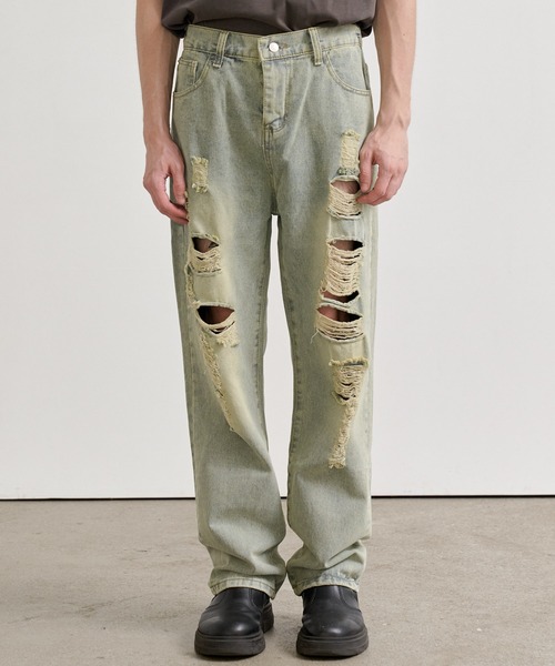 セール/ブランド古着】REON STUDIO｜レオンスタジオのパンツ（ブルー