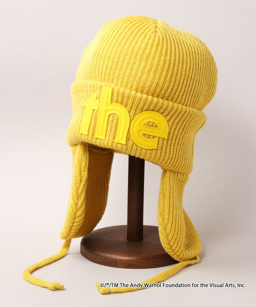 the PHILOSOPHY OF ANDY WARHOL EAR FLAP KNIT CAP（ニットキャップ