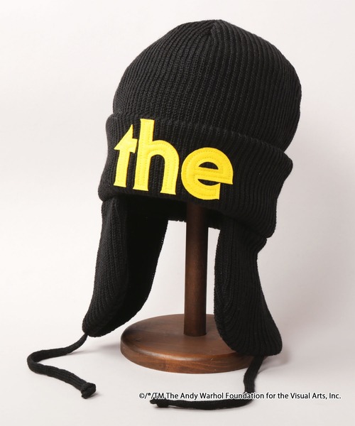 the PHILOSOPHY OF ANDY WARHOL EAR FLAP KNIT CAP（ニットキャップ