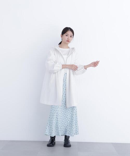 N.（N. Natural Beauty Basic）（エヌエヌナチュラルビューティーベーシック）の「ミドルフーディーブルゾン（ブルゾン・レディース・ピンク/オフホワイト/ベージュ・ﾌﾘ-）」の12枚目の写真