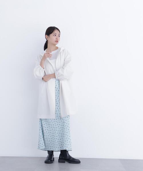 N.（N. Natural Beauty Basic）（エヌエヌナチュラルビューティーベーシック）の「ミドルフーディーブルゾン（ブルゾン・レディース・ピンク/オフホワイト/ベージュ・ﾌﾘ-）」の13枚目の写真