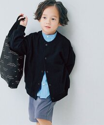 p.premier | 裏毛スナップボタンカーディガン_ジュニア対応(カーディガン/ボレロ)