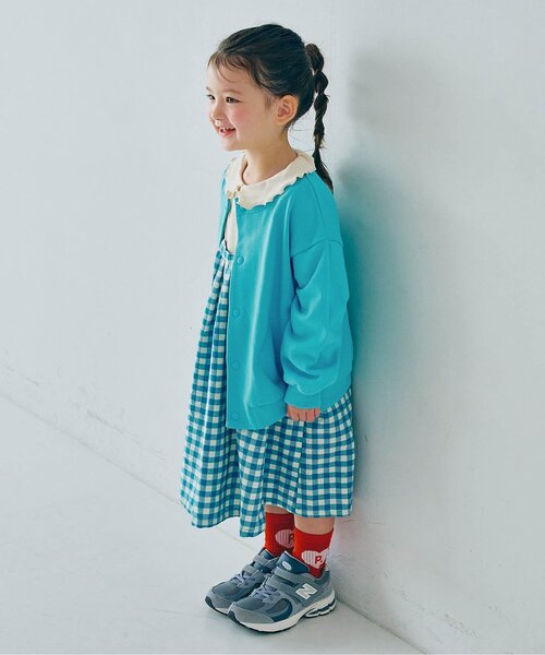 p.premier（ピードットプルミエ）の「裏毛スナップボタンカーディガン_ジュニア対応（カーディガン/ボレロ・キッズ・ブラック/ブルー/グリーン/ピンク・80/90/100/110/120/130/140）」の13枚目の写真