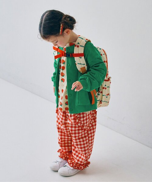 p.premier（ピードットプルミエ）の「裏毛スナップボタンカーディガン_ジュニア対応（カーディガン/ボレロ・キッズ・ブラック/ブルー/グリーン/ピンク・80/90/100/110/120/130/140）」の18枚目の写真