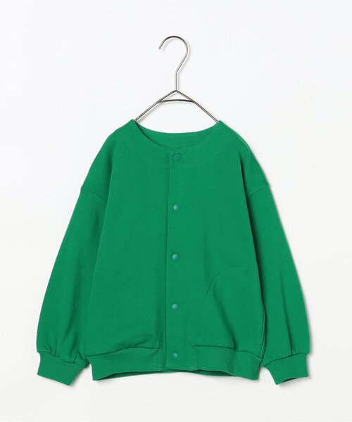 p.premier（ピードットプルミエ）の「裏毛スナップボタンカーディガン_ジュニア対応（カーディガン/ボレロ・キッズ・ブラック/ブルー/グリーン/ピンク・80/90/100/110/120/130/140）」の14枚目の写真