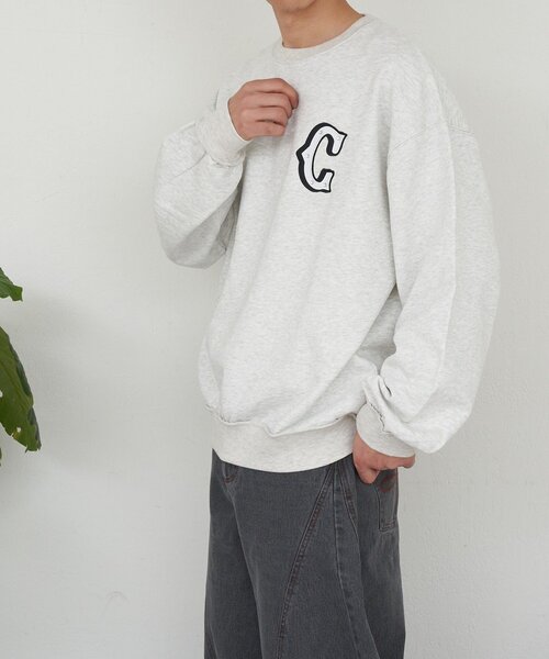 CIAOPANIC（チャオパニック）の「ラインストーンクルーネックスウェット（Tシャツ/カットソー・レディース・グレー/イエロー/ネイビー・LARGE/MEDIUM）」の15枚目の写真