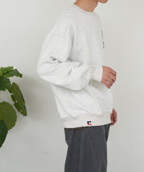 CIAOPANIC（チャオパニック）の「ラインストーンクルーネックスウェット（Tシャツ/カットソー・レディース・グレー/イエロー/ネイビー・LARGE/MEDIUM）」の17枚目の写真
