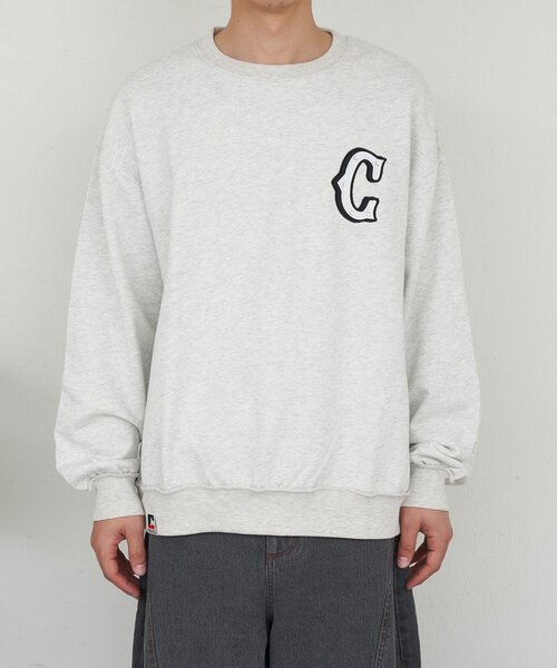 CIAOPANIC（チャオパニック）の「ラインストーンクルーネックスウェット（Tシャツ/カットソー・レディース・グレー/イエロー/ネイビー・LARGE/MEDIUM）」の21枚目の写真