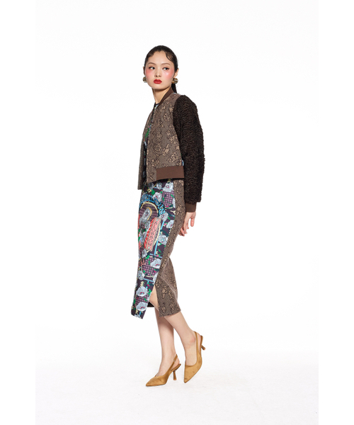 GREEDILOUS(グリディアス)の「Floor Jacquard Wool Blossom Back Printing Jumper(その他アウター・メンズ・その他・S/M/L/XS)」の6枚目の写真