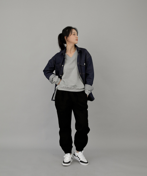 SAINTCREW(セントクルー)の「ボールドVネックスウェットシャツ BVN-801 グレー(スウェット・レディース・その他・MEDIUM/LARGE)」の5枚目の写真